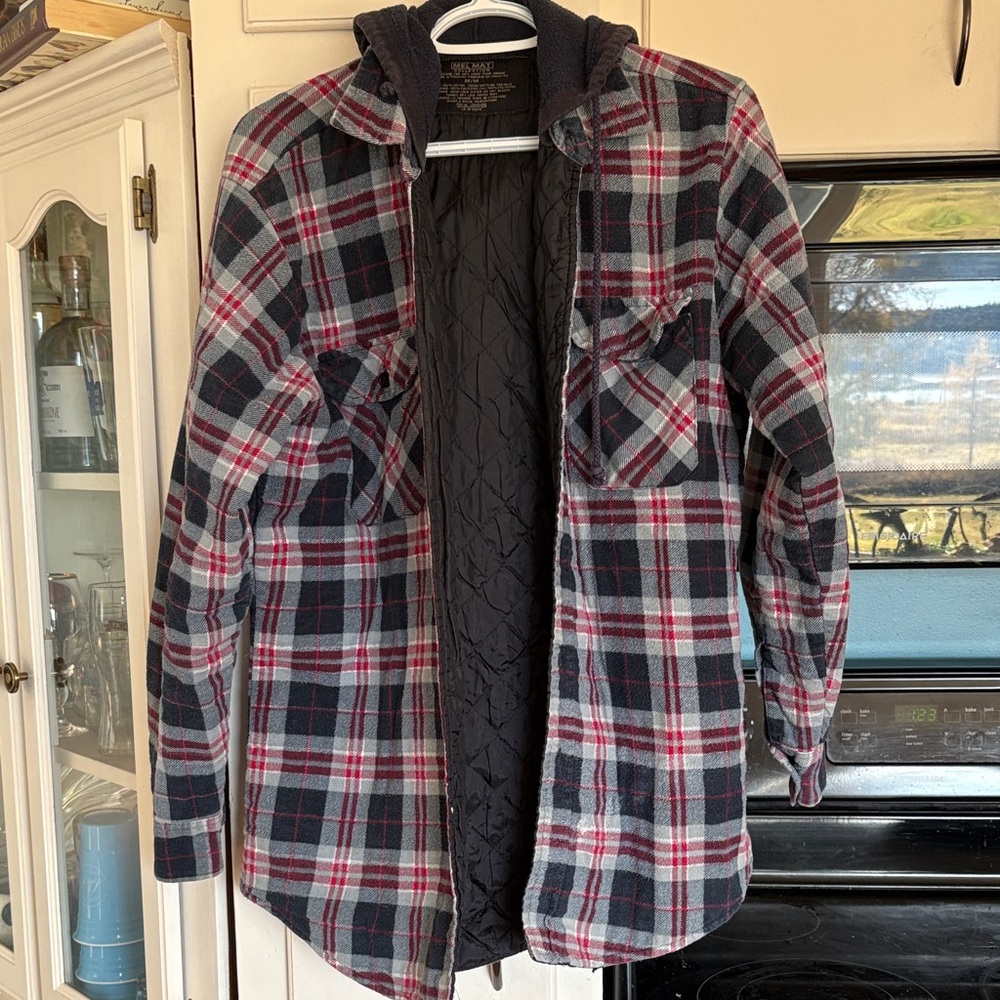 Plaid Hooded Jacket